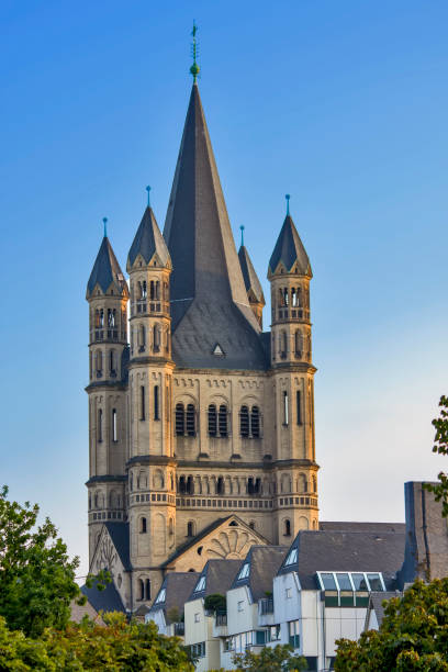 istock Saint Martin church in Cologne, Germany 1221822439
