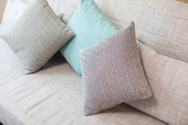 istock Sofa and cushions in the room 1221824394