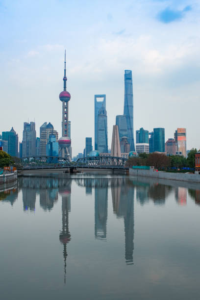 istock Sunset of Lujiazui 1221825179