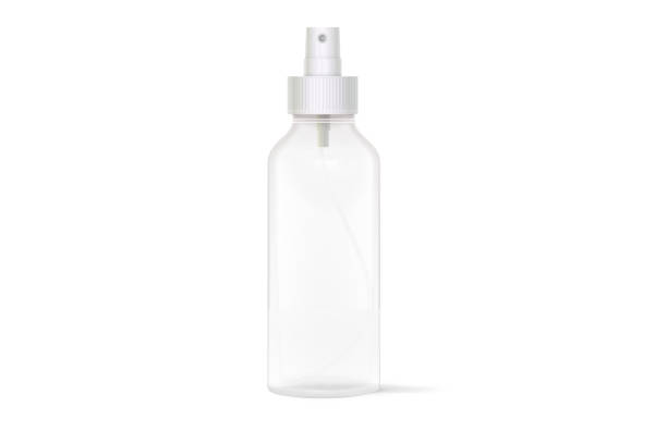 istock Hand antibacterial sanitizer dispenser pump. Cosmetic bottle with dispenser liquid container for gel, lotion, bath foam 3d illustration realistic mockup isolated on white background. Wash your hands 1221826103