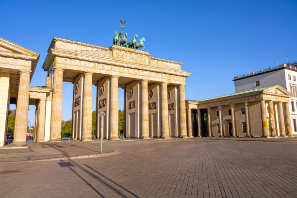 istock The famous Brandenburger Tor in Berlin 1221833699