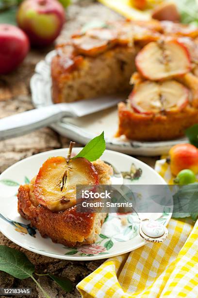 Apple Cake Stock Photo - Download Image Now - Apple - Fruit, Baked Pastry Item, Cake