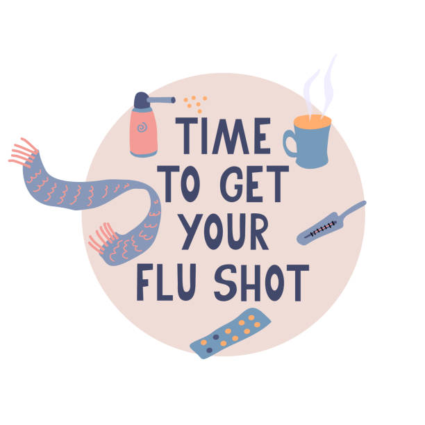 Time To Get Your Flu Shot Vector Poster Stock Illustration - Download Image  Now - Flu Vaccine, Motivation, Protection - iStock