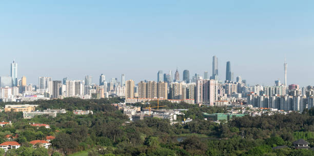 istock Guangzhou skyline at day 1221837246
