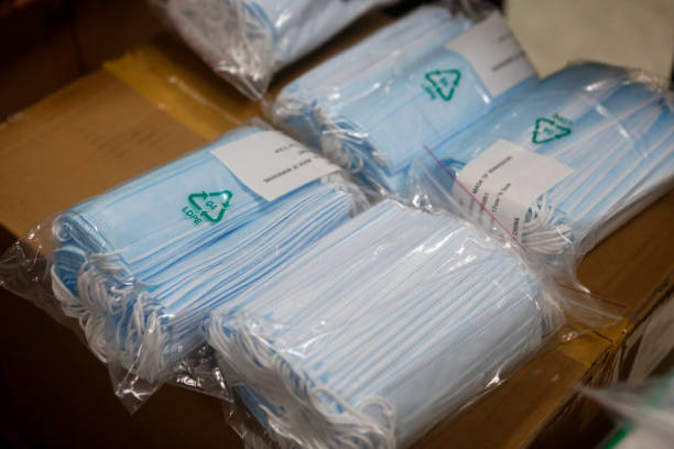 istock The Surgical mask from china use in Thailand 1221837492