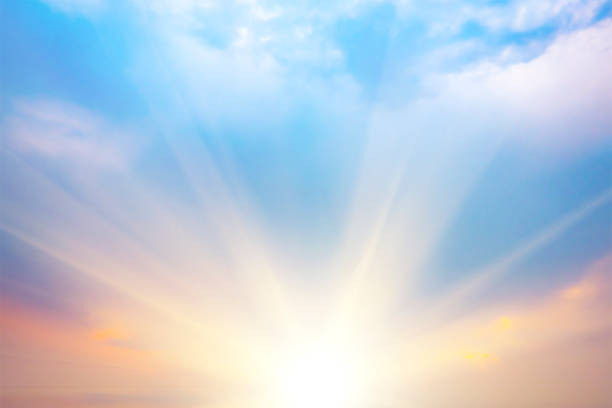 istock Beautiful light from the nature at sunset every day. stock photo 1221837726