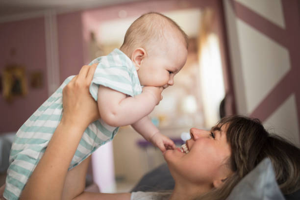 istock Mom and baby boy 1221839329
