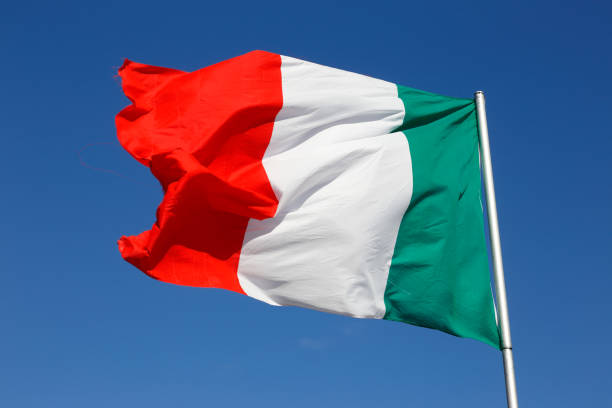 istock Italian national flag 1221839659