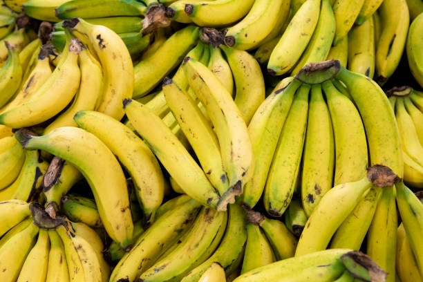 istock Banana displayed in the market 1221840613