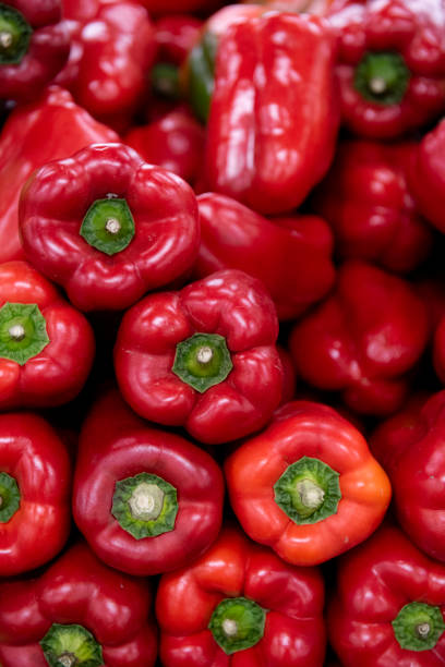 istock Paprika displayed in the market 1221840899