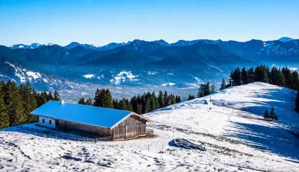 karwendel mountains near bad toelz - bavaria