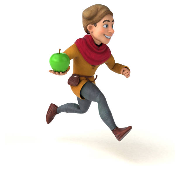 istock 3D Illustration of a medieval historical character 1221844009
