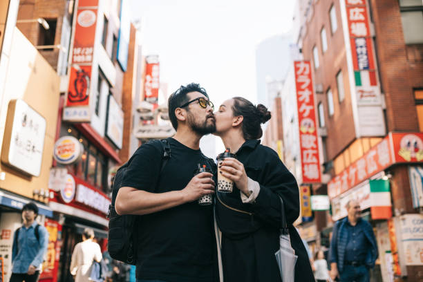 istock Couple enjoying their vacation 1221845432