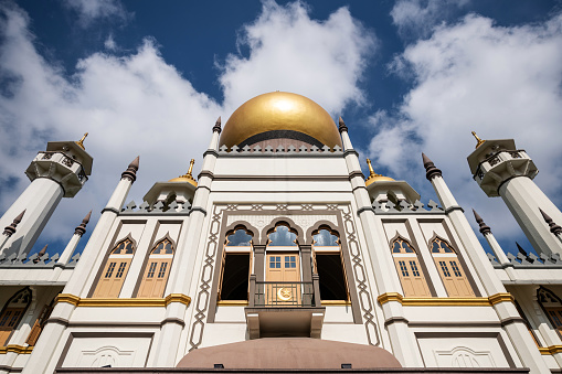 Singapore: The Masjid Sultan Mosque in the Kampong Glam district, the Malay Muslim quarter.