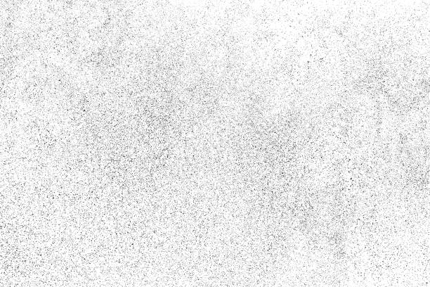 illustrazioni stock, clip art, cartoni animati e icone di tendenza di texture nera in difficoltà. - particella