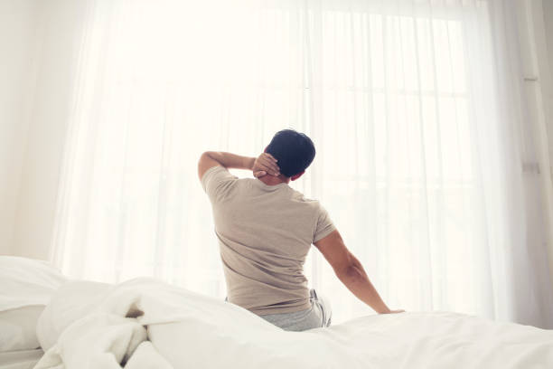 istock Man waking up in the morning 1221846661