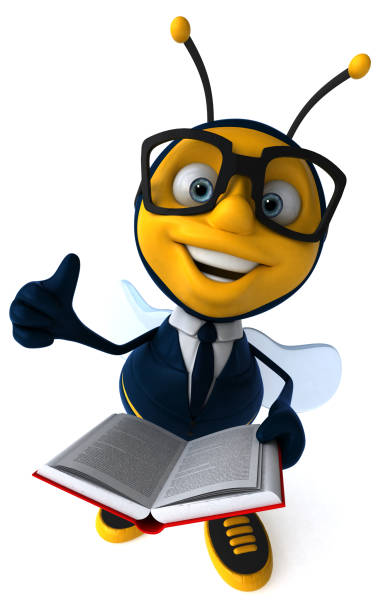istock 3D Illustration of a business bee 1221848101