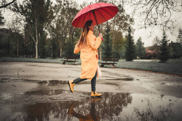 istock Good mood at any weather 1221849519