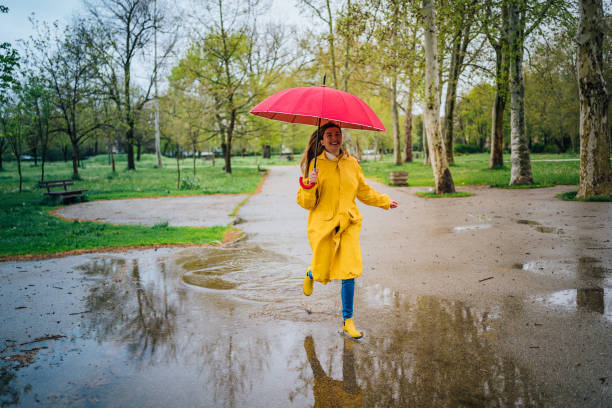 istock Good mood at any weather 1221850835