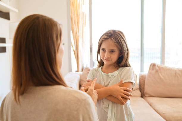 istock Conflict between mother and daughter 1221851325