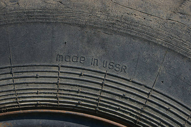 istock old tire made in ussr 122185387