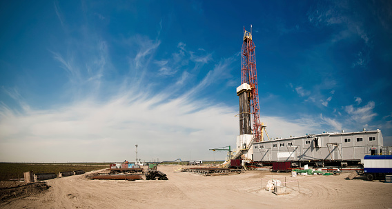 A large panorama of the Drillsite View with a nice clouds