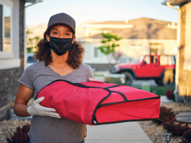 istock Food Delivery Person 1221856767