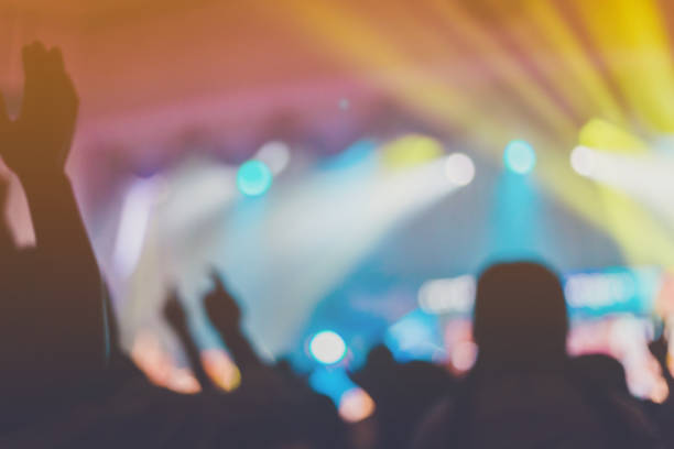 Christian worship Softfocus of Christian worship with raised hand,music concert church like a holy light from god stock pictures, royalty-free photos & images