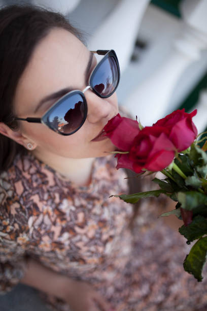 istock Romantic girl on valentines day 1221863625