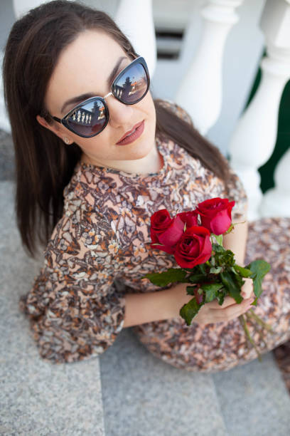 istock Romantic girl on valentines day 1221863888
