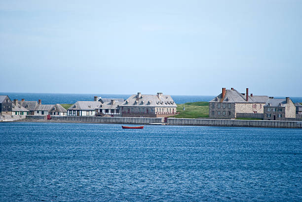 festung louisbourg - louisbourg stock-fotos und bilder