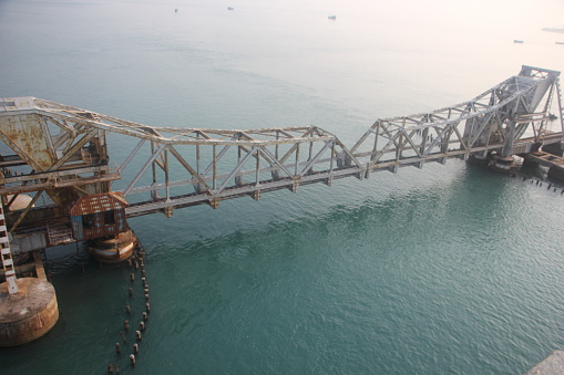 Pamban Bridge is a railway bridge which connects the town of Mandapam in mainland India with Pamban Island in Rameswaram..
