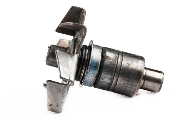 istock Old car parts isolated on white background.Copy space. 1221871556