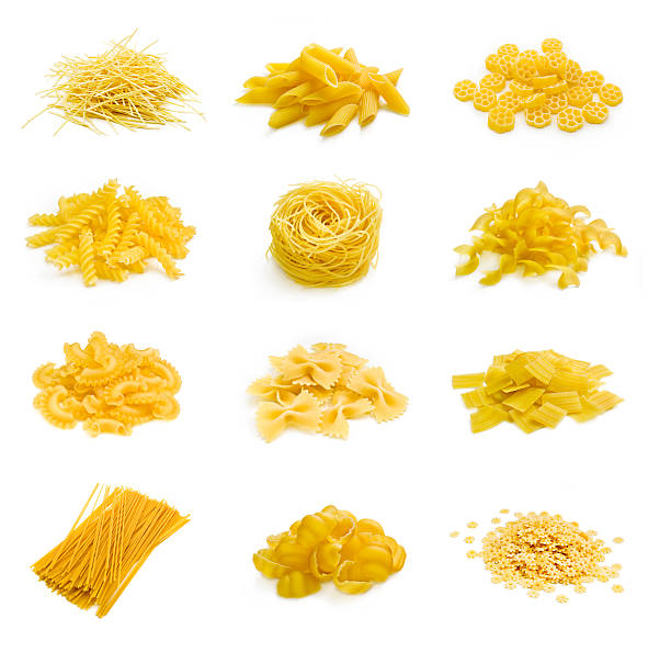 istock Big collection of italian pasta on white 122187236