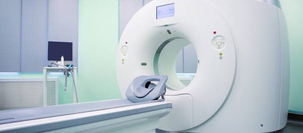 istock Complete CAT Scan System in a Hospital Environment. Magnetic resonance imaging scan. 1221874209