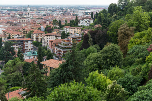 istock viewpoint of Bergamo 1221874666