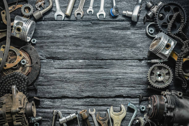 istock Car spare parts. 1221878131