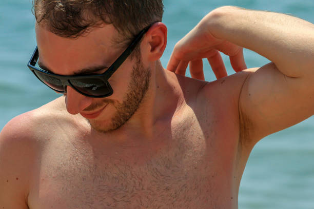 istock European tourist on the beach 1221878592