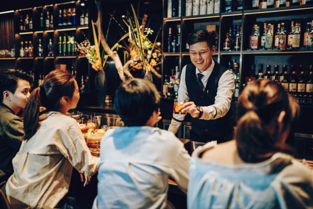 istock Crowded Taiwanese cafe after lockdown 1221881247