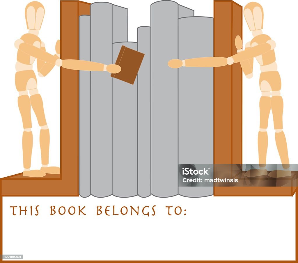 bookholder (vector - Vetor de Boneca royalty-free
