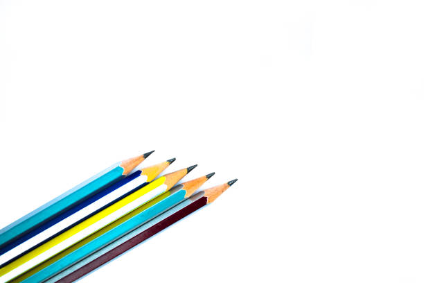 Blue felt tip marking pen with clipping path.