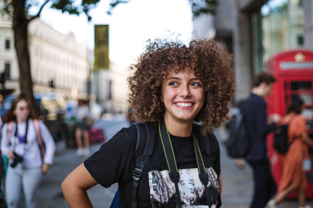istock She is so excited about her stay in London 1221886550