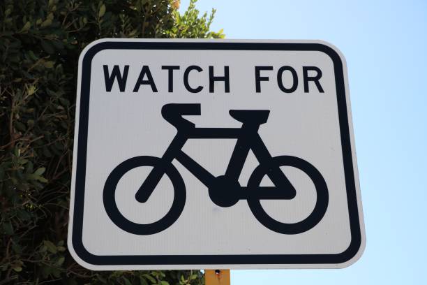 Watch for Bike, Australia stock photo