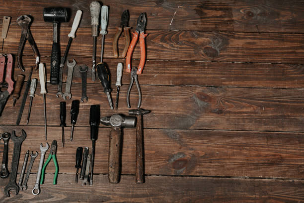 istock tools for repair knives hammers keys pliers 1221894935