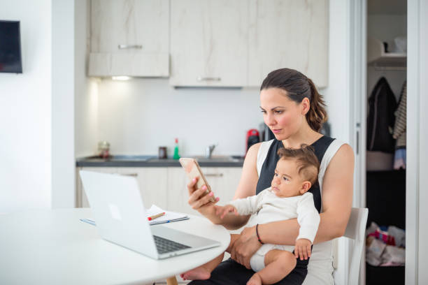 istock Business mom working from home 1221899619