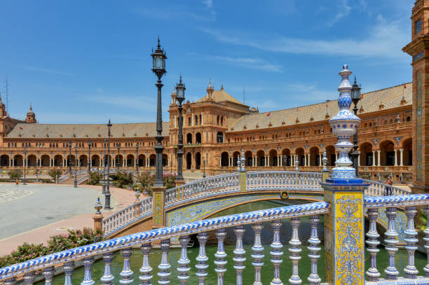 istock Spanish Steps in Seville, Spain 1221900329