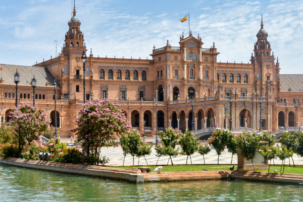 Plaza de España in Seville, Spain