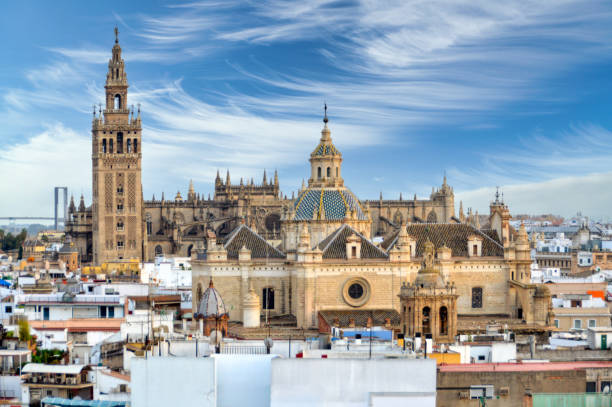 istock Seville Spain cityscape 1221900507