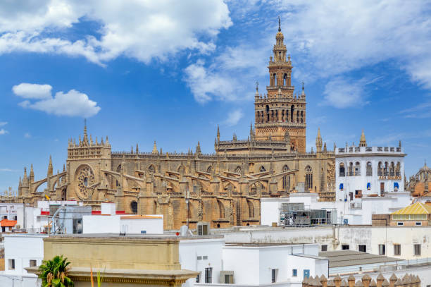 istock Seville Spain cityscape 1221900512