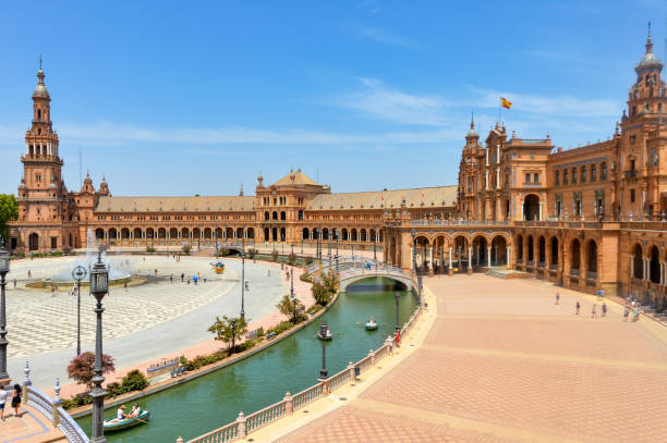 istock Spanish Steps in Seville, Spain 1221900563